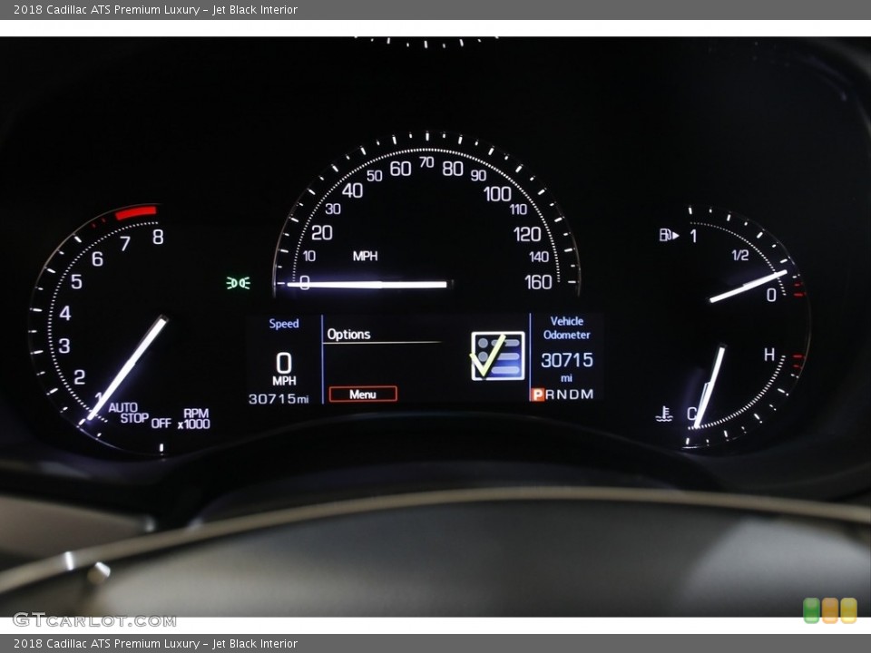 Jet Black Interior Gauges for the 2018 Cadillac ATS Premium Luxury #146028896