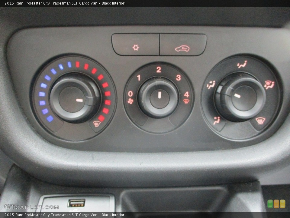 Black Interior Controls for the 2015 Ram ProMaster City Tradesman SLT Cargo Van #146030066