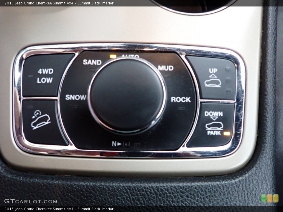 Summit Black Interior Controls for the 2015 Jeep Grand Cherokee Summit 4x4 #146030153