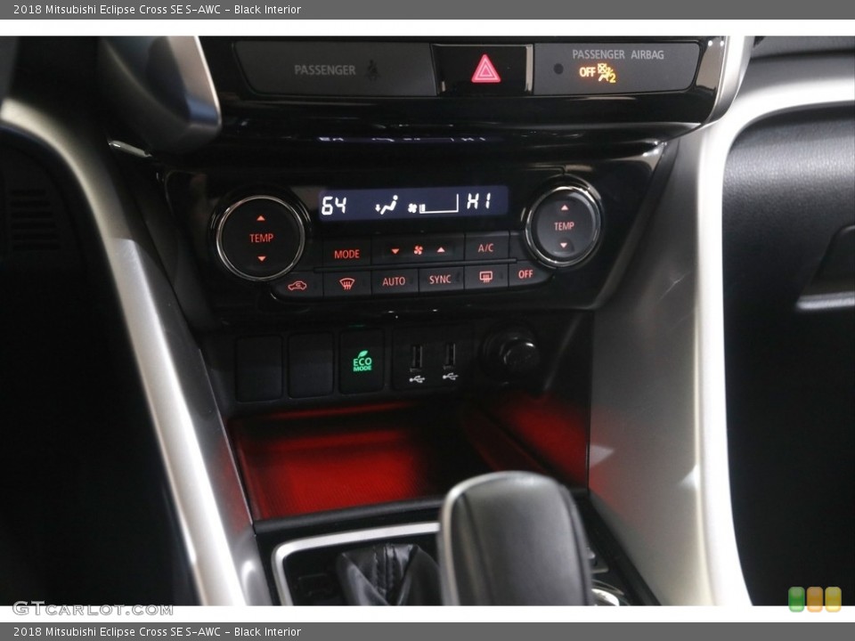 Black Interior Controls for the 2018 Mitsubishi Eclipse Cross SE S-AWC #146030567
