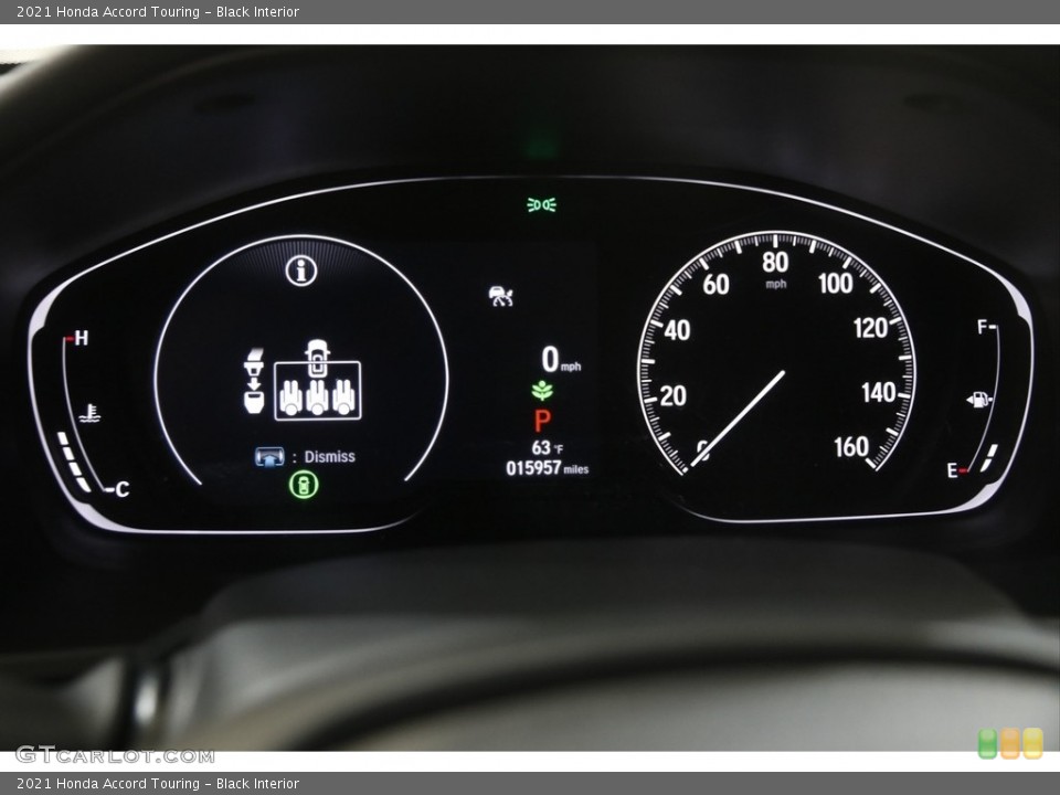 Black Interior Gauges for the 2021 Honda Accord Touring #146031182