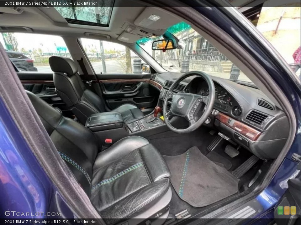 Black Interior Photo for the 2001 BMW 7 Series Alpina B12 6.0 #146031674