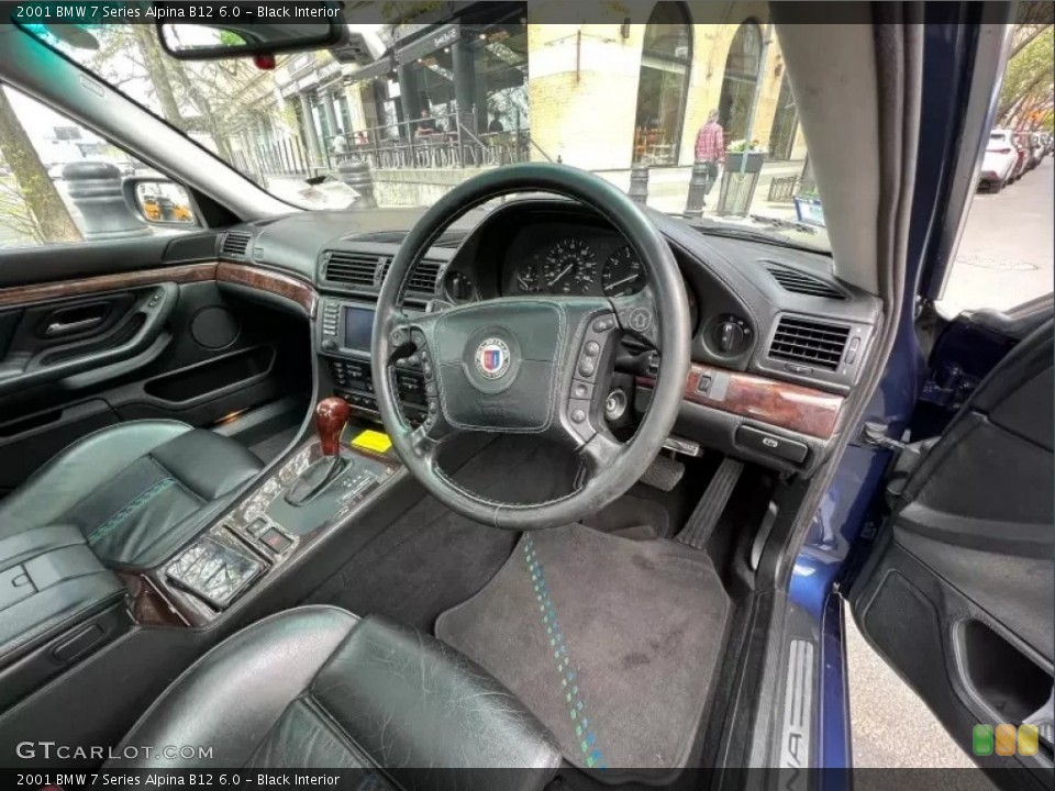 Black Interior Steering Wheel for the 2001 BMW 7 Series Alpina B12 6.0 #146031917