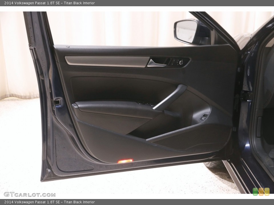 Titan Black Interior Door Panel for the 2014 Volkswagen Passat 1.8T SE #146032943