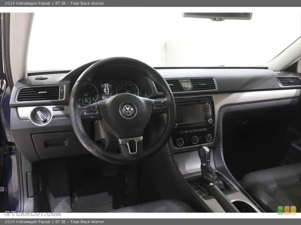 Titan Black Interior Dashboard for the 2014 Volkswagen Passat 1.8T SE #146032952