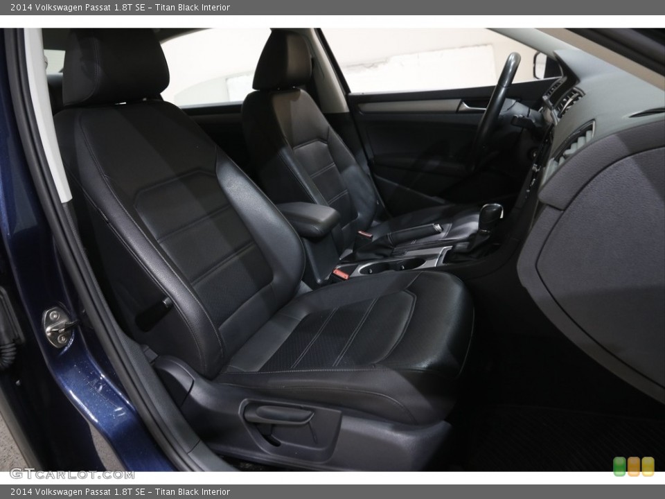 Titan Black Interior Front Seat for the 2014 Volkswagen Passat 1.8T SE #146033003