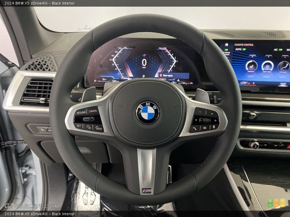 Black Interior Steering Wheel for the 2024 BMW X5 sDrive40i #146033285