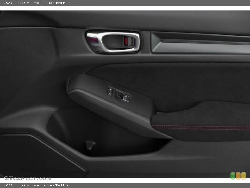 Black/Red Interior Door Panel for the 2023 Honda Civic Type R #146034430