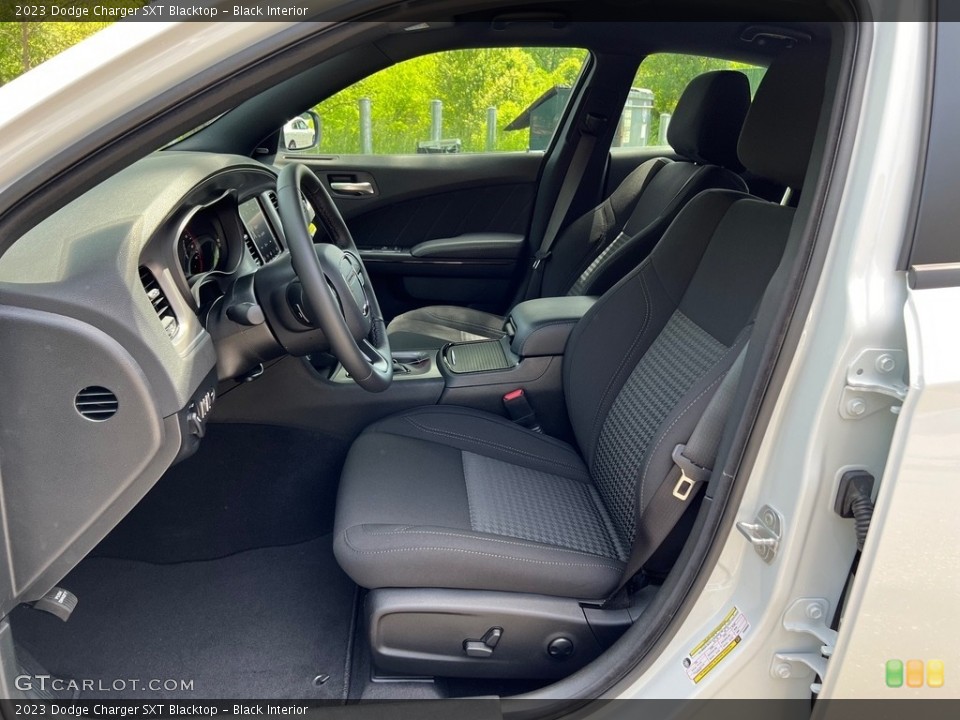 Black Interior Front Seat for the 2023 Dodge Charger SXT Blacktop #146034484