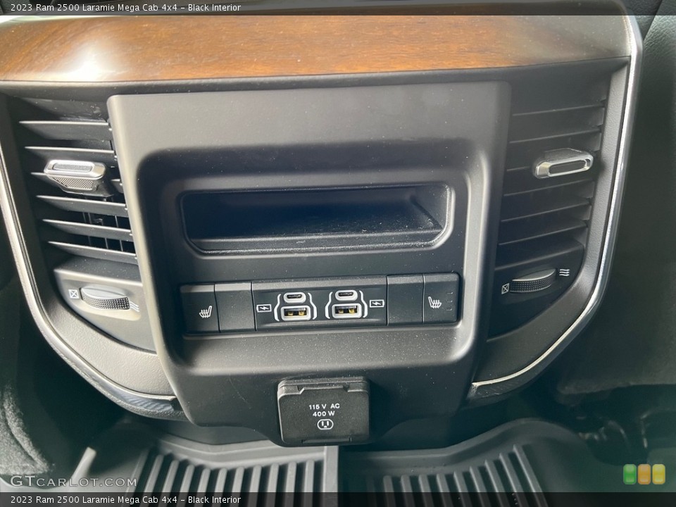 Black Interior Controls for the 2023 Ram 2500 Laramie Mega Cab 4x4 #146034571