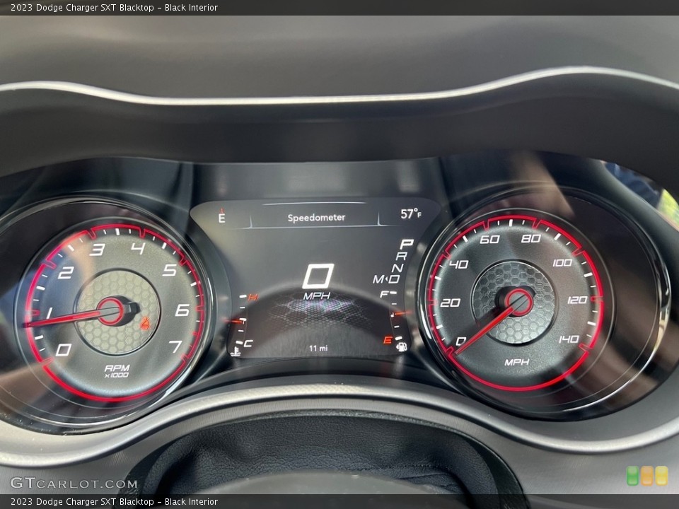 Black Interior Gauges for the 2023 Dodge Charger SXT Blacktop #146034619