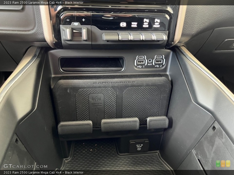 Black Interior Controls for the 2023 Ram 2500 Laramie Mega Cab 4x4 #146034745