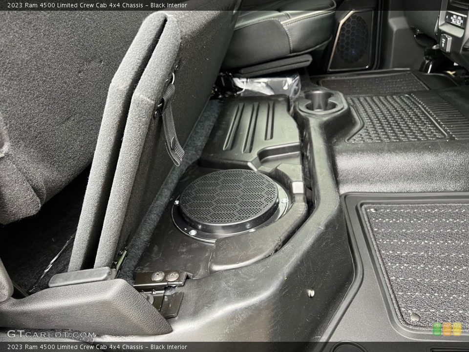 Black Interior Rear Seat for the 2023 Ram 4500 Limited Crew Cab 4x4 Chassis #146035009