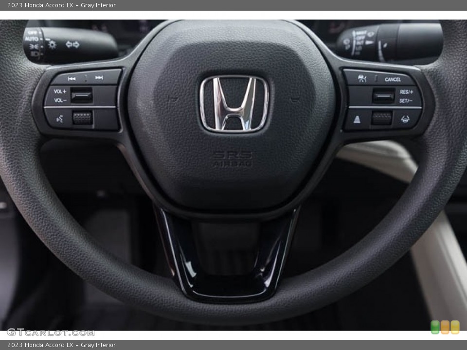 Gray Interior Steering Wheel for the 2023 Honda Accord LX #146035320