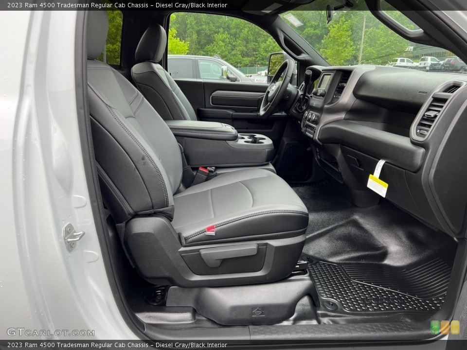 Diesel Gray/Black Interior Front Seat for the 2023 Ram 4500 Tradesman Regular Cab Chassis #146035396