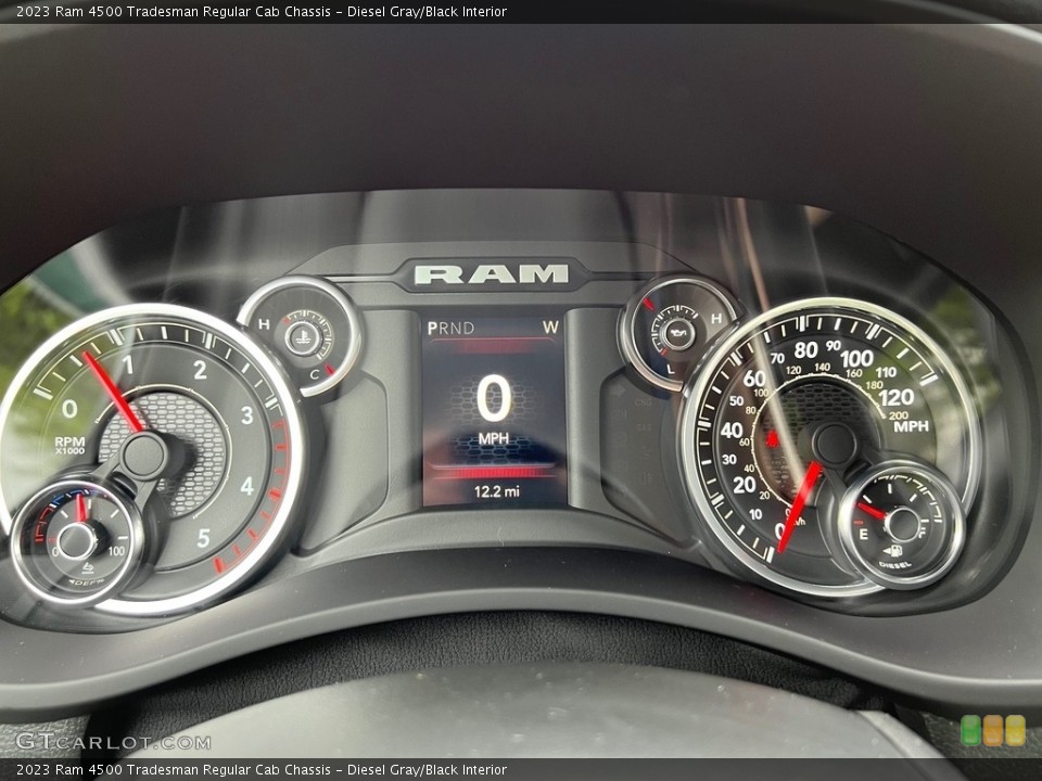 Diesel Gray/Black Interior Gauges for the 2023 Ram 4500 Tradesman Regular Cab Chassis #146035441