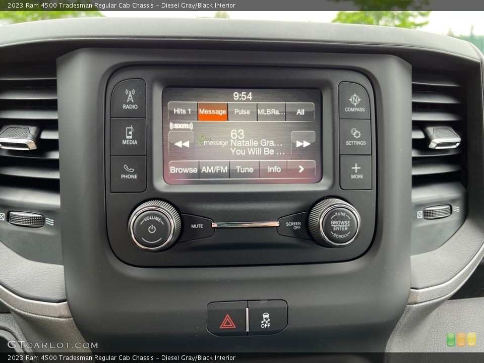 Diesel Gray/Black Interior Controls for the 2023 Ram 4500 Tradesman Regular Cab Chassis #146035469