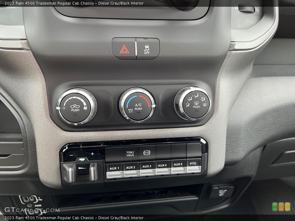 Diesel Gray/Black Interior Controls for the 2023 Ram 4500 Tradesman Regular Cab Chassis #146035485