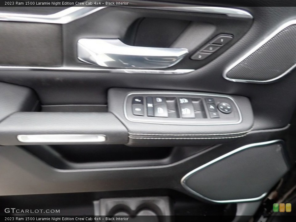 Black Interior Door Panel for the 2023 Ram 1500 Laramie Night Edition Crew Cab 4x4 #146036998