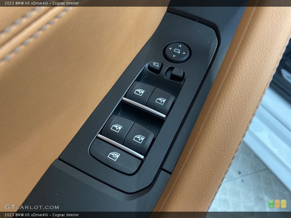 Cognac Interior Controls for the 2023 BMW X6 xDrive40i #146038586