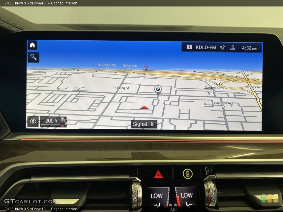 Cognac Interior Navigation for the 2023 BMW X6 xDrive40i #146038820