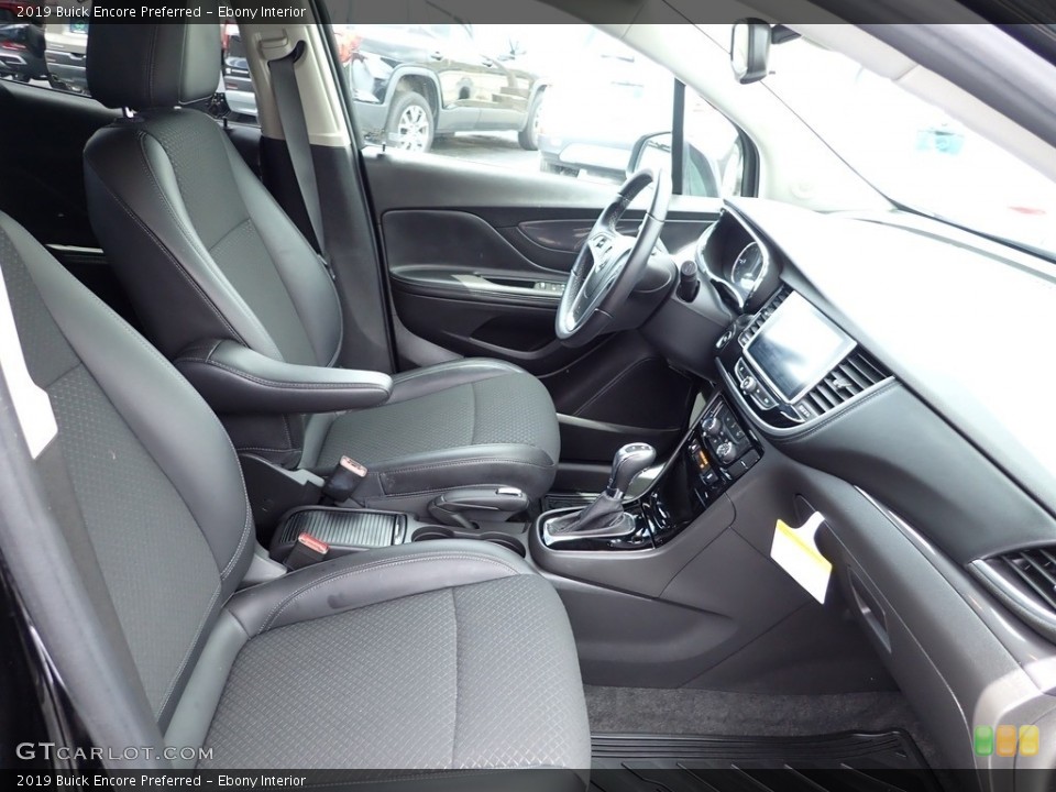 Ebony Interior Front Seat for the 2019 Buick Encore Preferred #146039972