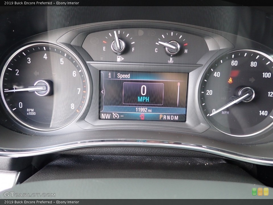 Ebony Interior Gauges for the 2019 Buick Encore Preferred #146040191