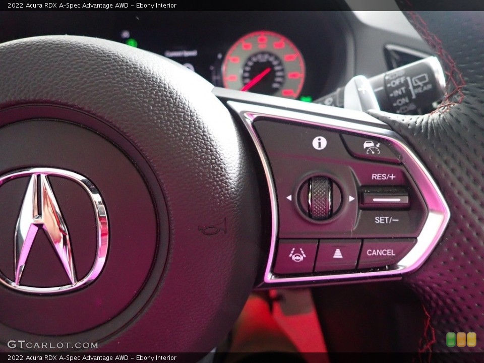 Ebony Interior Steering Wheel for the 2022 Acura RDX A-Spec Advantage AWD #146040828