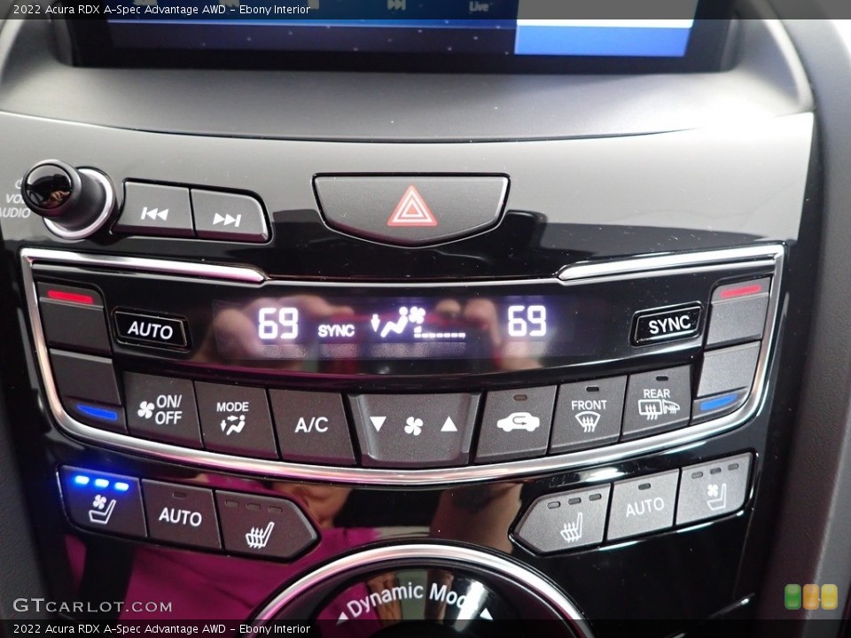 Ebony Interior Controls for the 2022 Acura RDX A-Spec Advantage AWD #146040872