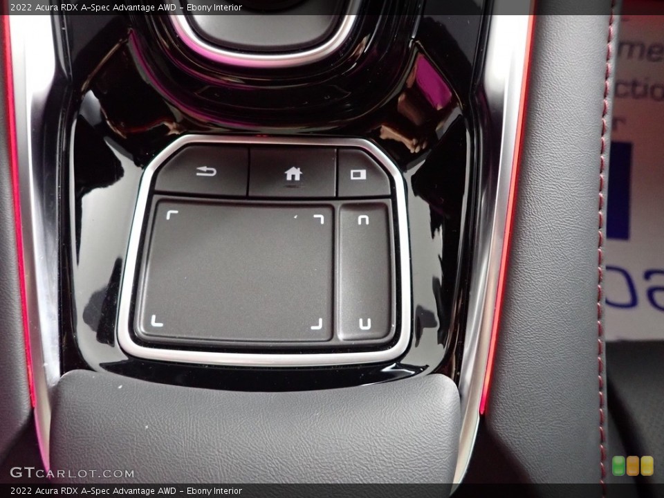 Ebony Interior Controls for the 2022 Acura RDX A-Spec Advantage AWD #146040905