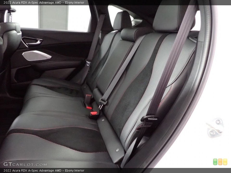 Ebony Interior Rear Seat for the 2022 Acura RDX A-Spec Advantage AWD #146040992