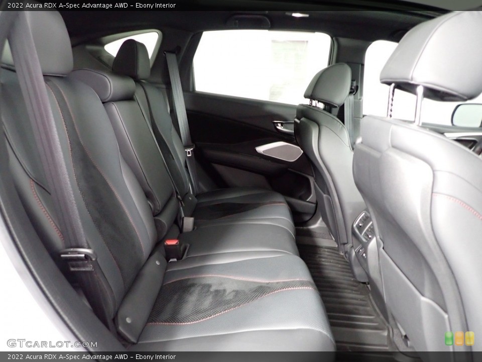 Ebony Interior Rear Seat for the 2022 Acura RDX A-Spec Advantage AWD #146041112