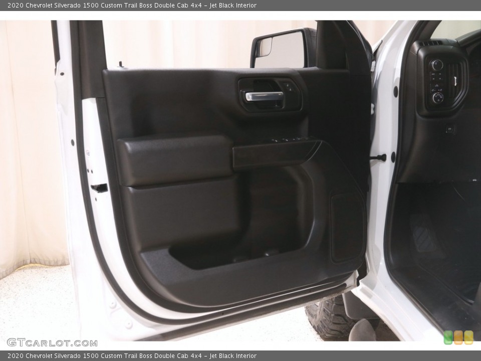 Jet Black Interior Door Panel for the 2020 Chevrolet Silverado 1500 Custom Trail Boss Double Cab 4x4 #146041532