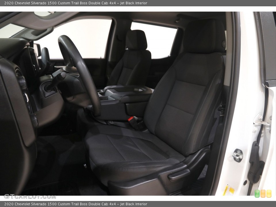 Jet Black Interior Photo for the 2020 Chevrolet Silverado 1500 Custom Trail Boss Double Cab 4x4 #146041550