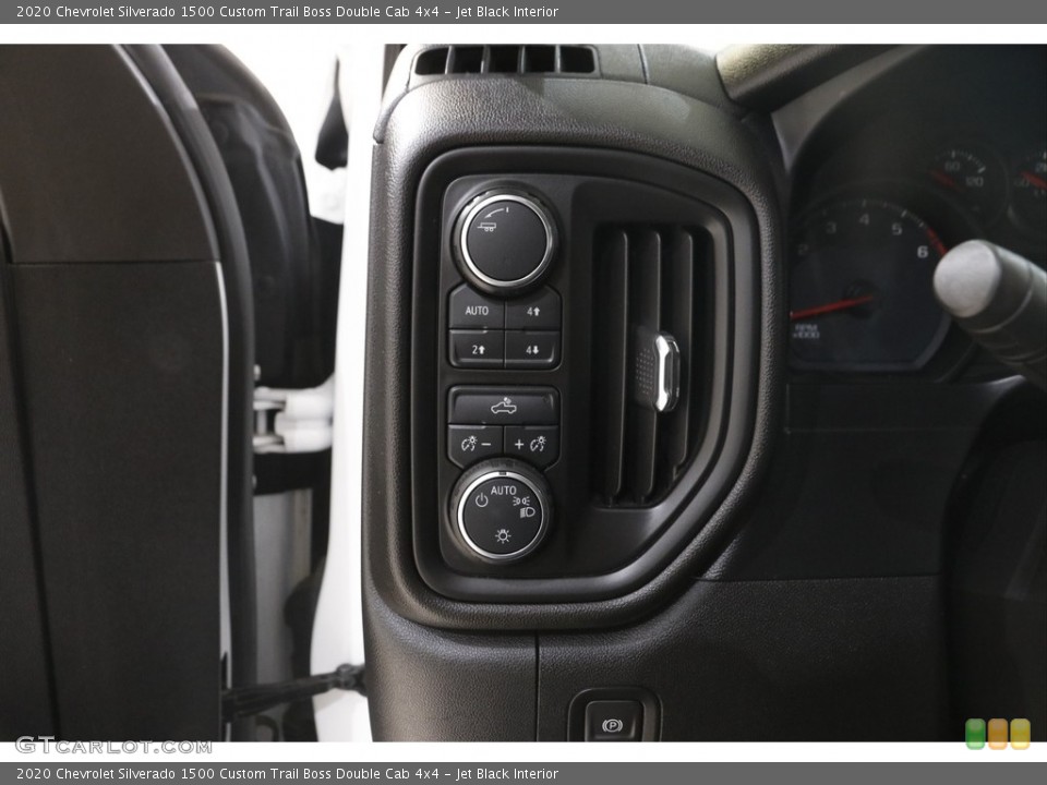 Jet Black Interior Controls for the 2020 Chevrolet Silverado 1500 Custom Trail Boss Double Cab 4x4 #146041576