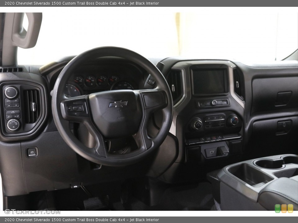 Jet Black Interior Dashboard for the 2020 Chevrolet Silverado 1500 Custom Trail Boss Double Cab 4x4 #146041592