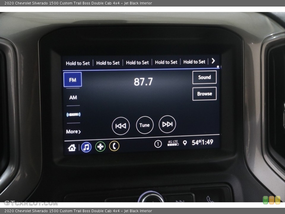 Jet Black Interior Audio System for the 2020 Chevrolet Silverado 1500 Custom Trail Boss Double Cab 4x4 #146041673