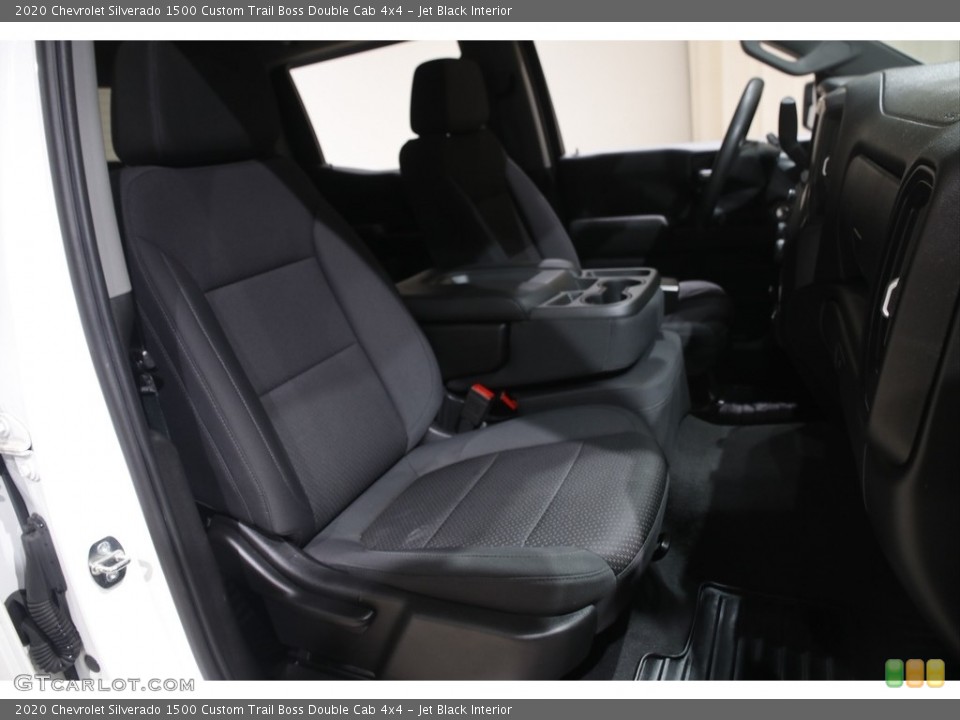 Jet Black Interior Front Seat for the 2020 Chevrolet Silverado 1500 Custom Trail Boss Double Cab 4x4 #146041760