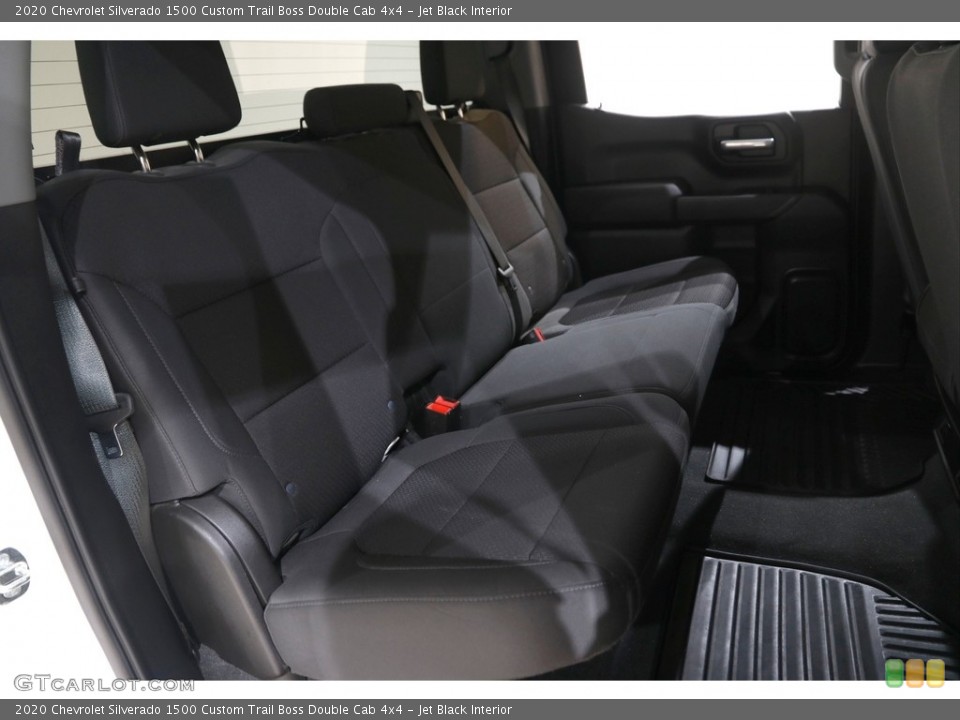 Jet Black Interior Rear Seat for the 2020 Chevrolet Silverado 1500 Custom Trail Boss Double Cab 4x4 #146041784