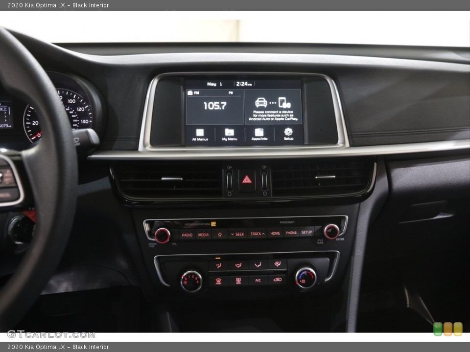 Black Interior Controls for the 2020 Kia Optima LX #146042042