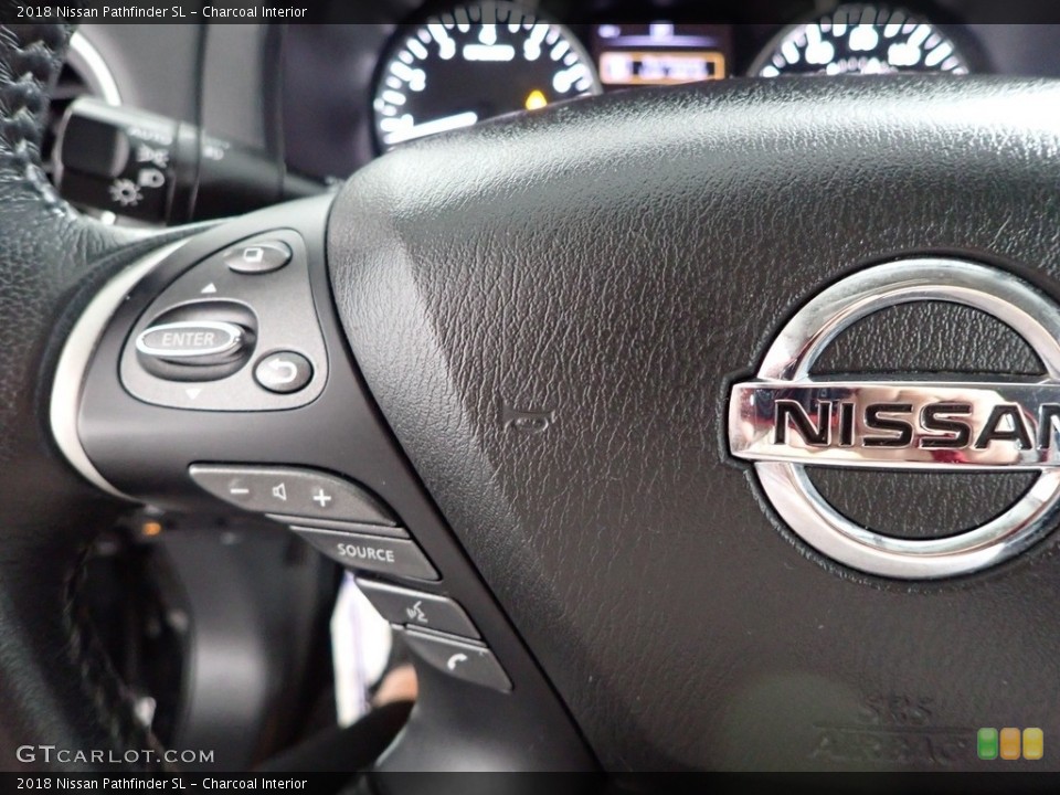 Charcoal Interior Steering Wheel for the 2018 Nissan Pathfinder SL #146042954