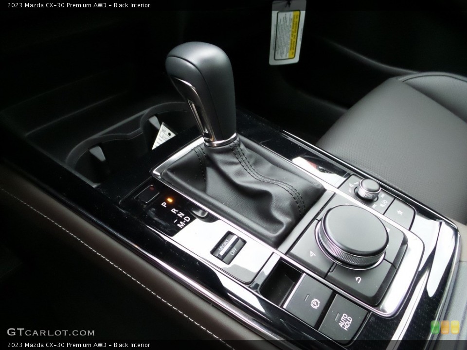 Black Interior Transmission for the 2023 Mazda CX-30 Premium AWD #146043020