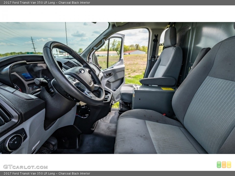 Charcoal Black 2017 Ford Transit Interiors