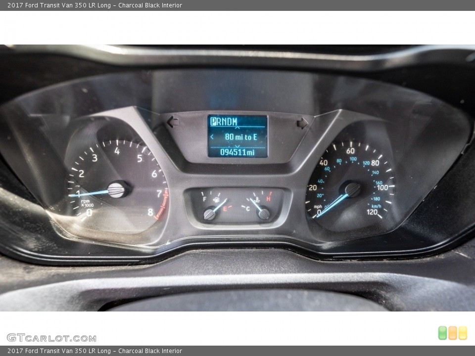 Charcoal Black Interior Gauges for the 2017 Ford Transit Van 350 LR Long #146043314