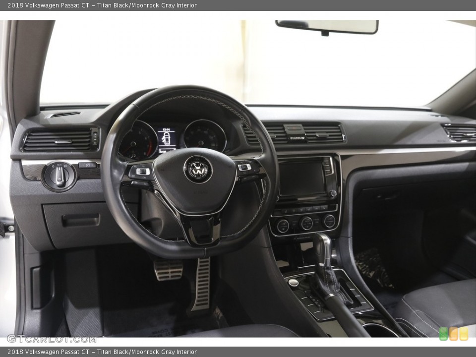 Titan Black/Moonrock Gray Interior Dashboard for the 2018 Volkswagen Passat GT #146044313