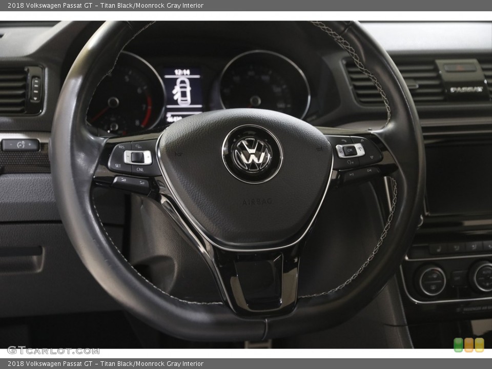 Titan Black/Moonrock Gray Interior Steering Wheel for the 2018 Volkswagen Passat GT #146044328