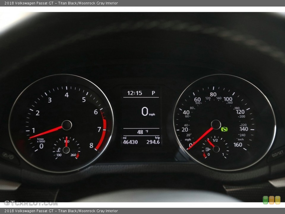 Titan Black/Moonrock Gray Interior Gauges for the 2018 Volkswagen Passat GT #146044334