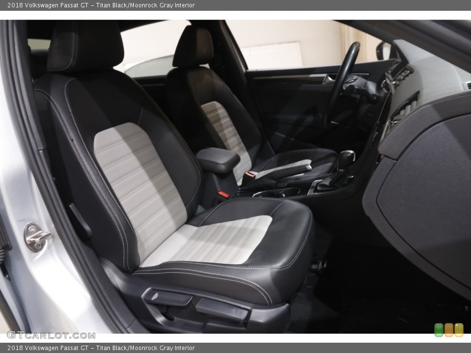 Titan Black/Moonrock Gray Interior Front Seat for the 2018 Volkswagen Passat GT #146044421