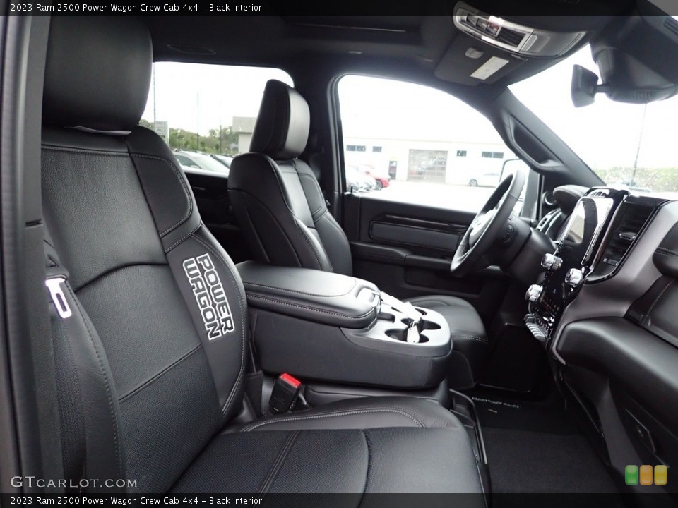 Black Interior Front Seat for the 2023 Ram 2500 Power Wagon Crew Cab 4x4 #146044817