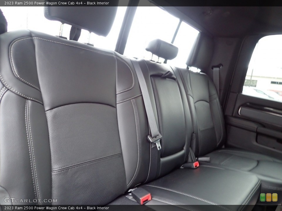 Black Interior Rear Seat for the 2023 Ram 2500 Power Wagon Crew Cab 4x4 #146044829